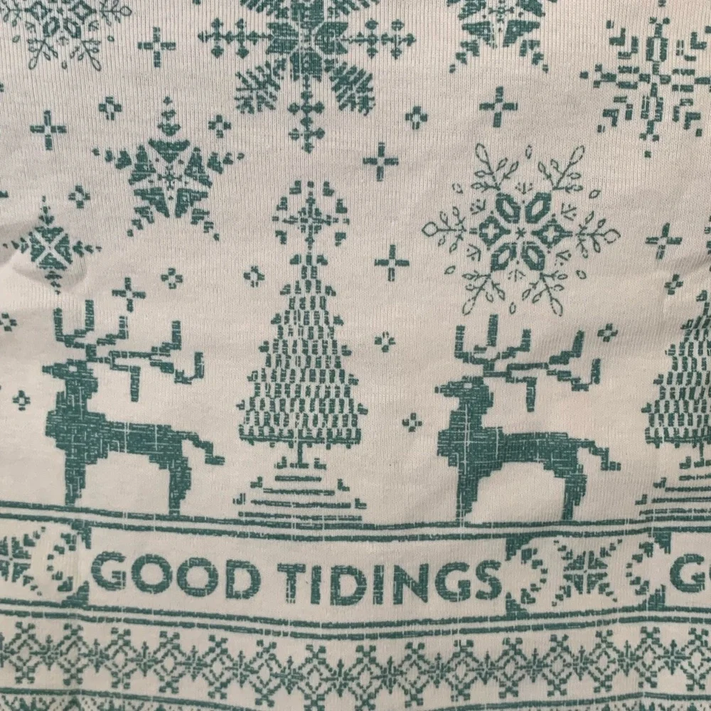 Hearth & Hand Unisex Green Good Tidings Pajamas